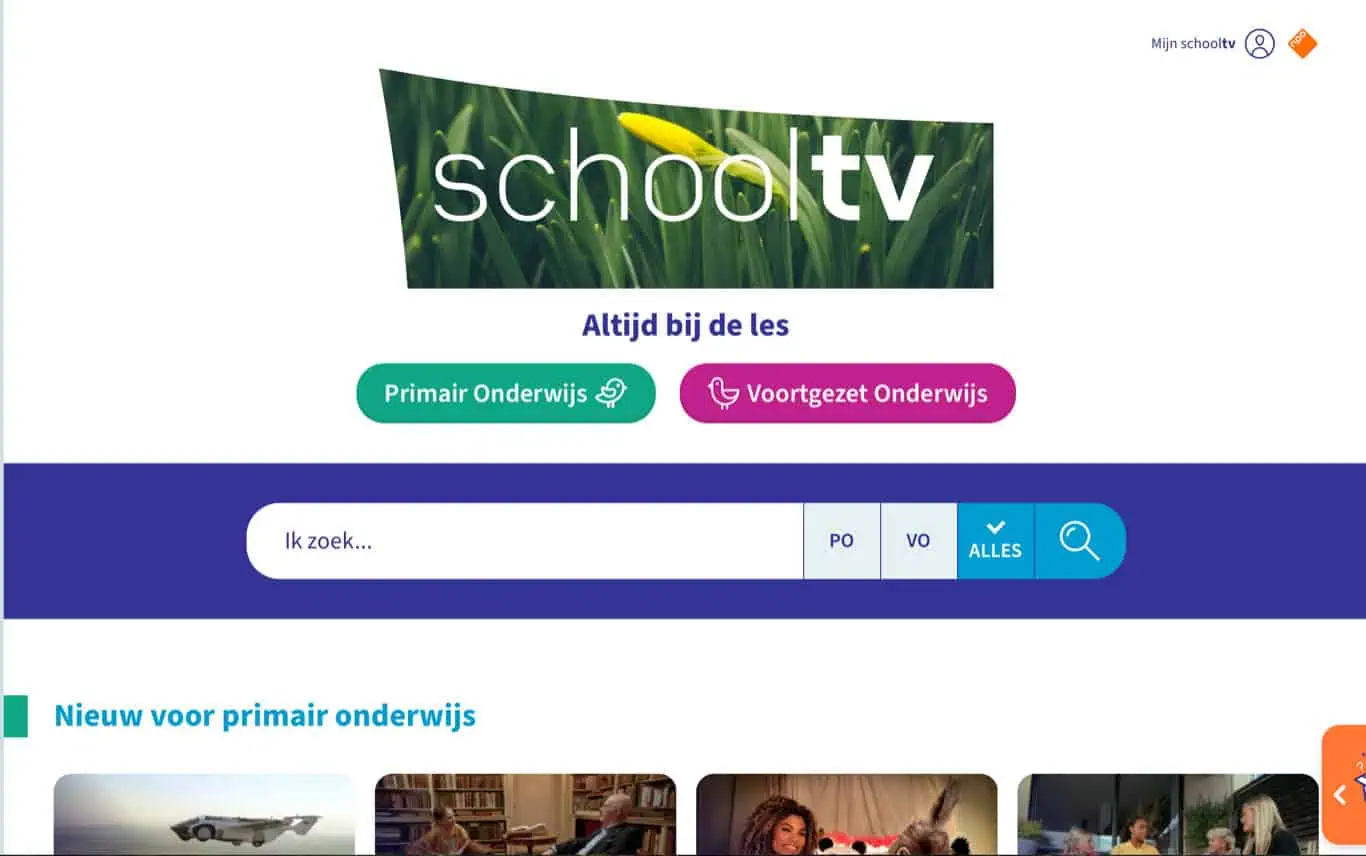 Schooltv.nl is a great source for educational videos suitable for toddlers.